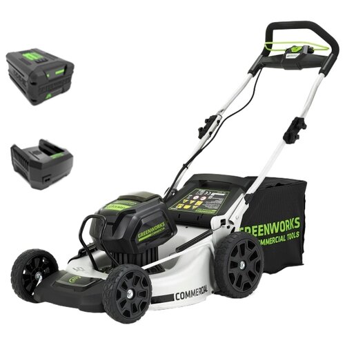 фото Газонокосилка greenworks 2502007ub gc82lm51k5