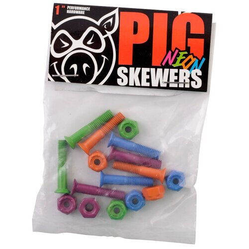 фото Винты для скейтборда pig neons bolts 1 phillips pig wheels