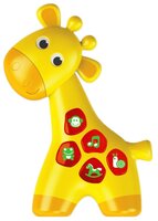 Интерактивная развивающая игрушка Азбукварик Чудо-огоньки Жирафик желтый