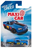 Легковой автомобиль Maxi Car i-D868-1.1 1:64 7.5 см синий/черный/желтый