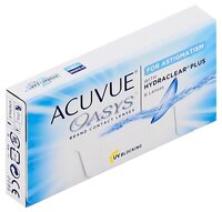 Контактные линзы Acuvue OASYS for Astigmatism with Hydraclear Plus (6 линз) R 8,6 D +0,25 CYL -0,75 