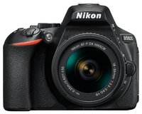 Зеркальный фотоаппарат Nikon D5600 Kit черный AF-P 18-55mm f/3.5-5.6 VR + AF-P 70-300mm f/4.5-6.3 ED