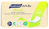 Vuokkoset прокладки ежедневные Anatomic Normal 100% Bio 28 шт.