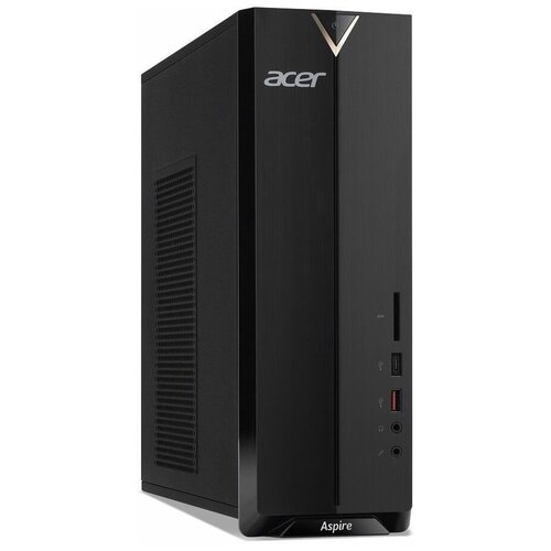 Компьютер Acer Aspire XC-1660, Intel Core i3 10105, DDR4 8ГБ, 1000ГБ, 256ГБ(SSD), Intel UHD Graphics 630, CR, Eshell, черный [dt.bgwer.017]