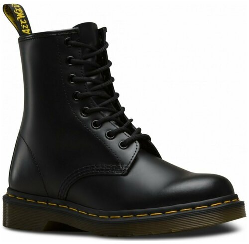 Ботинки  Dr. Martens, демисезонные,натуральная кожа, высокие, размер 36, черный