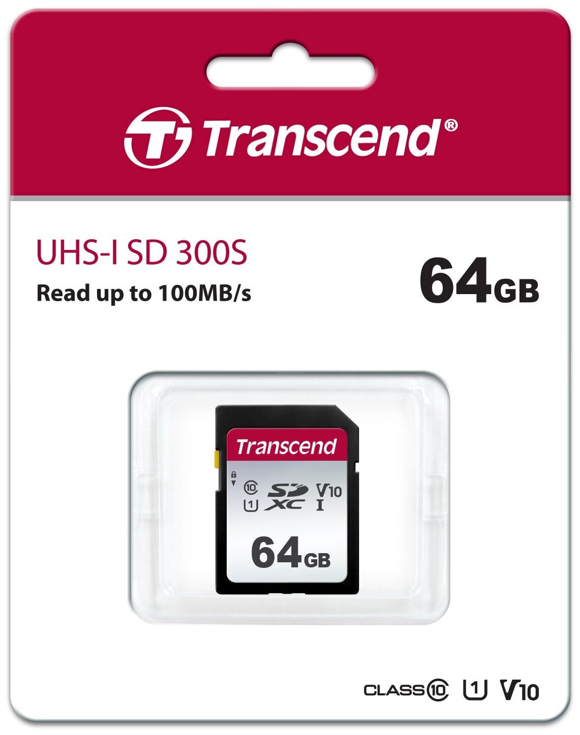 Карта памяти Transcend SDHC 4 ГБ Class 10, V10, A1, UHS-I U1, R/W 20/10 МБ/с, 1 шт., бежевый - фото №2