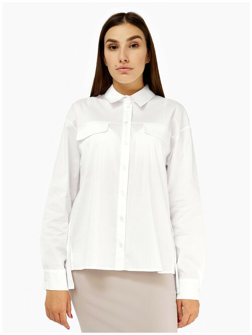 Блуза  PATRIZIA PEPE, размер 40, белый
