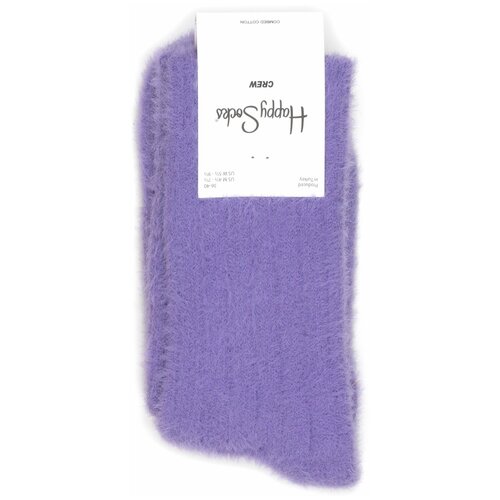 носки размер 36 40 фиолетовый Носки Happy Socks, размер 36-40, фиолетовый