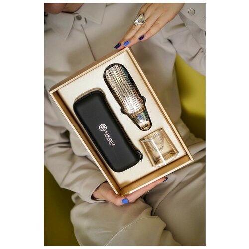 Подарочный набор S-heart-S с укороченной расчёской Scalp Brush PREMIUM
