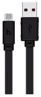 Кабель Hoco X5 Bamboo USB - microUSB 1 м черный