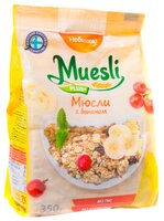 Мюсли Muesli plus с бананом, пакет, 350 г