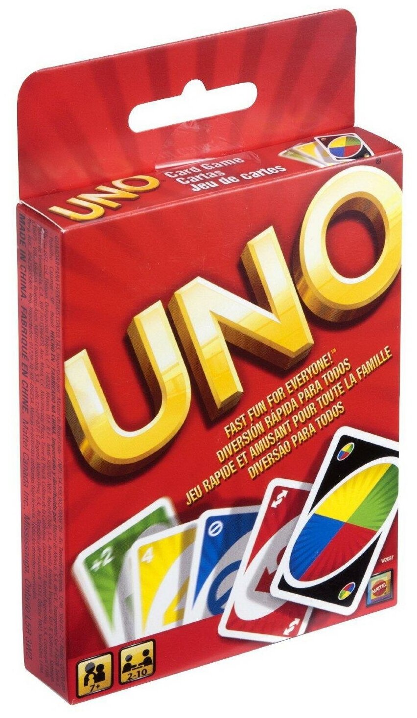 Настольная игра Mattel UNO карточная, классическая