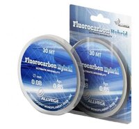 Флюорокарбоновая леска ALLVEGA FLUOROCARBON HYBRID прозрачная 0.1 мм 30 м 1.3 кг