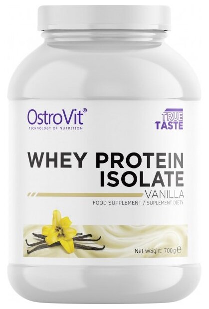 Протеин сывороточный изолят OstroVit Whey Protein Isolate (700 г) Ваниль