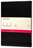 Скетчбук для акварели Moleskine Classic Watercolour Notebook 13 х 21 см, 200 г/м², 30 л. черный