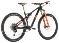 Горный (MTB) велосипед Cube AMS 100 C:68 TM 29 (2019) grey/orange 16" (требует финальной сборки)
