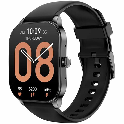 Умные часы Amazfit Pop 3S Metallic Black Черный 490400₽