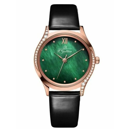 фото Наручные часы f.gattien часы наручные женские f.gattien 8883-1-118ч гарантия 1 год, золотой, черный