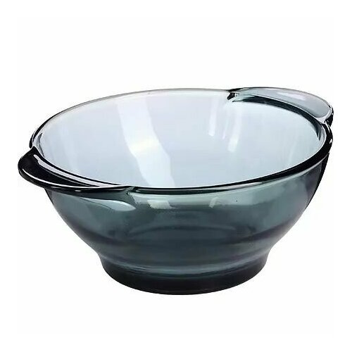 Бульонница стекло 510МЛ С ушками BASILICO LAVA GREY дымка