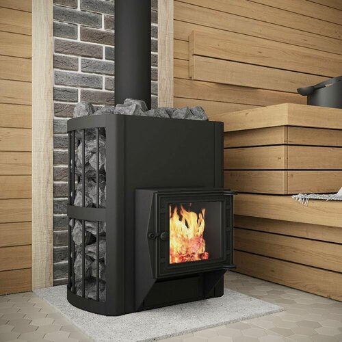 Изображение товара Банная печь сталевар 18 Дверца-ДТ3 Термостекло