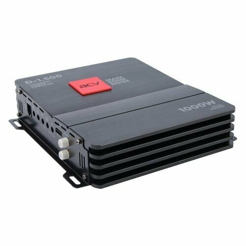 Усилитель автомобильный ACV D-1500 черный 37616 8665₽