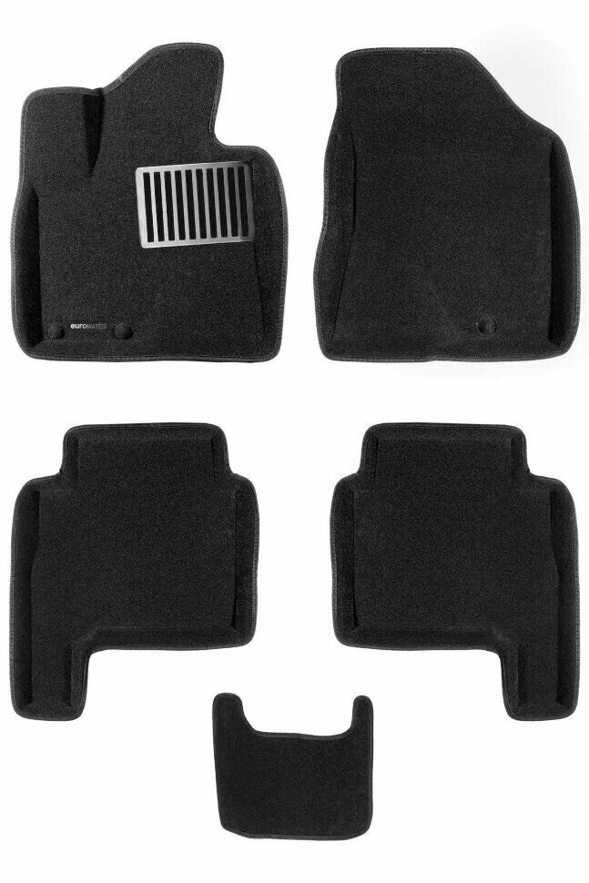 Коврики в салон для HYUNDAI Santa Fe (2010-2012) / Kia Sorento (2009-2012) Euromat 3D Lux