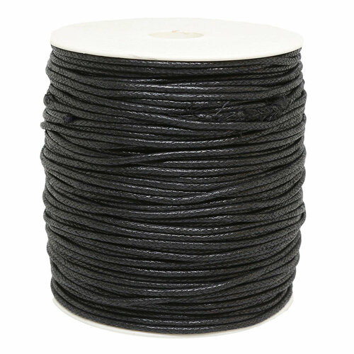 Шнур вощеный декоративный для шитья и творчества айрис 0371-9000 2 мм100 м черный 516₽