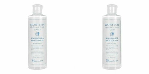 Secret Skin, Тонер для лица с гиалуроновой кислотой Hyaluronic Bomb, 250 мл, 2 шт