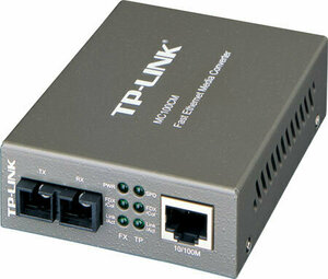 Медиа-конвертер TP-LINK MC100CM 1xUTP 10/100, 1xSC, MM, 2 km