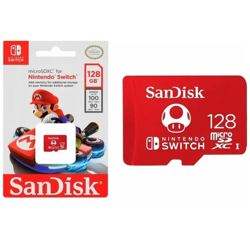 Карта памяти 128Gb MicroSD SanDisk Nintendo Switch