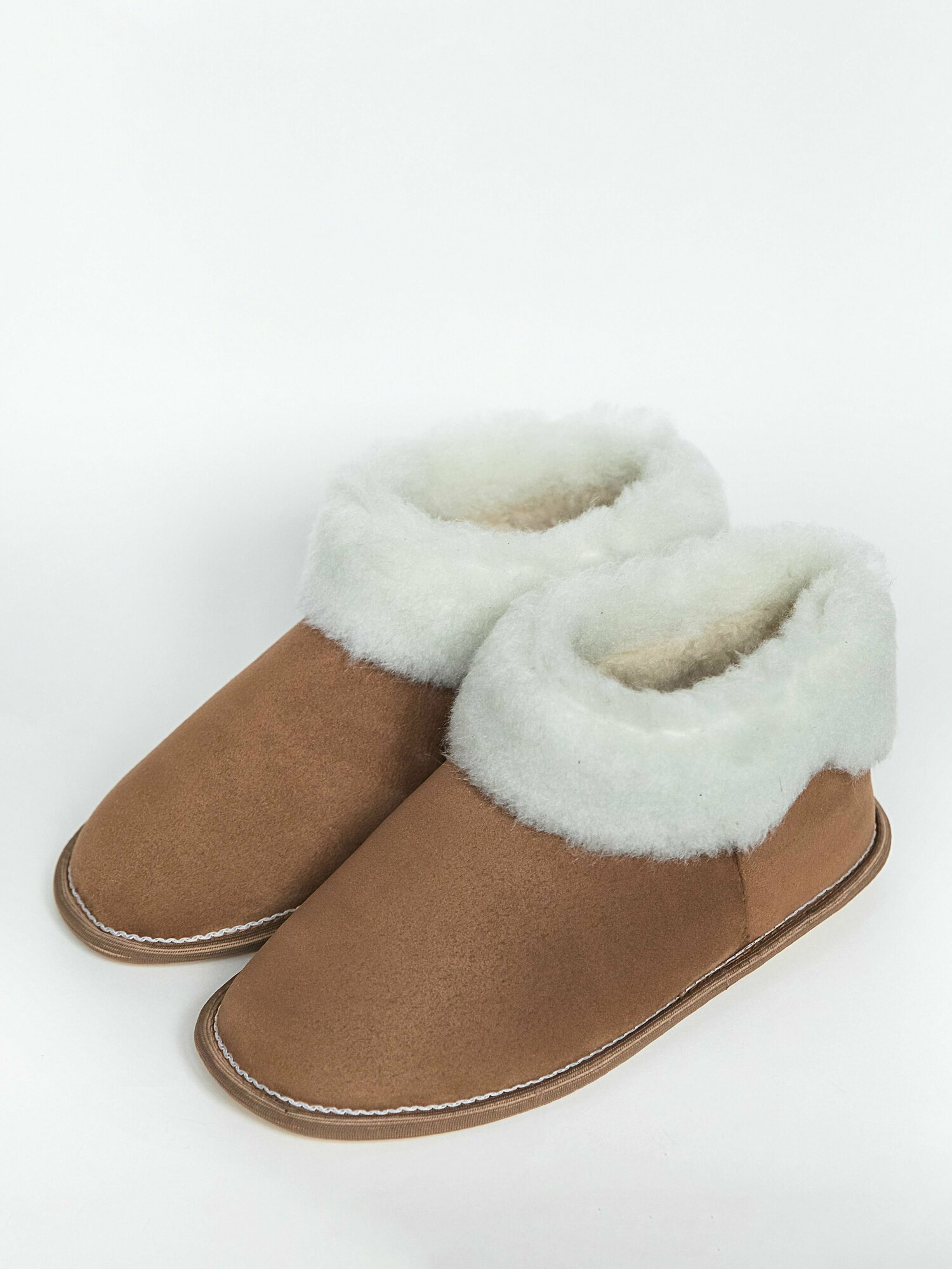 Тапочки, размер 39, коричневый