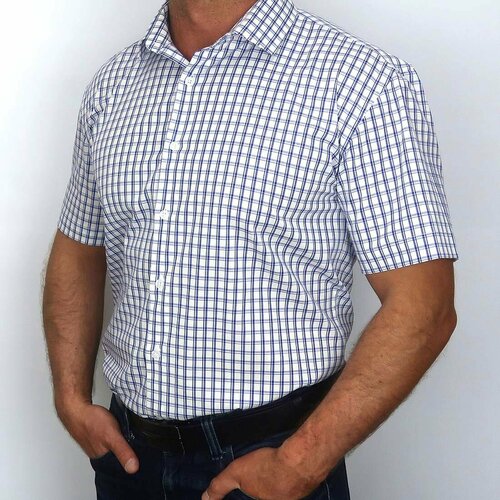 фото Рубашка westhero, размер s, голубой