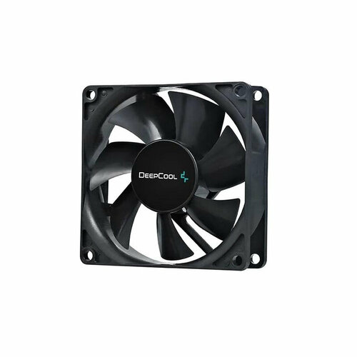 Комплект 8 штук, Вентилятор DEEPCOOL Xfan80 80x80x25мм черн 1800об/мин вентилятор для корпуса deepcool xfan 40 черный