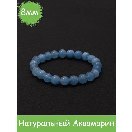 фото Браслет rockstore, аквамарин, размер 18 см, размер l, голубой