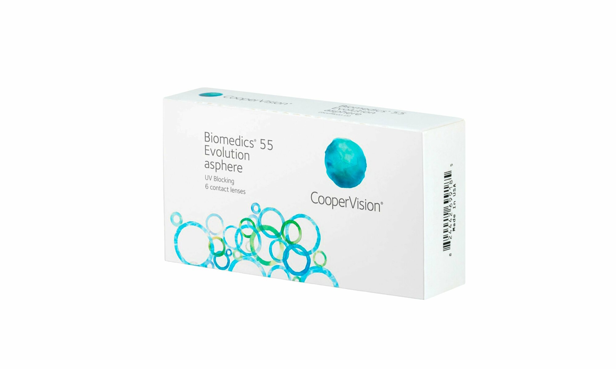 Контактные линзы CooperVision Biomedics 55 Evolution Asphere (6 линз) R 8,6 D -4,5