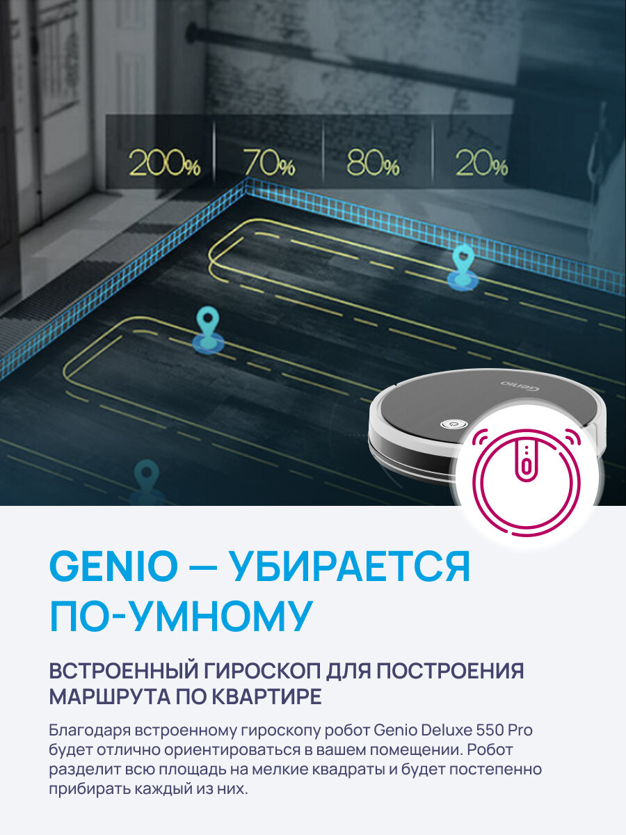 Робот-пылесос Genio Deluxe 550 Pro