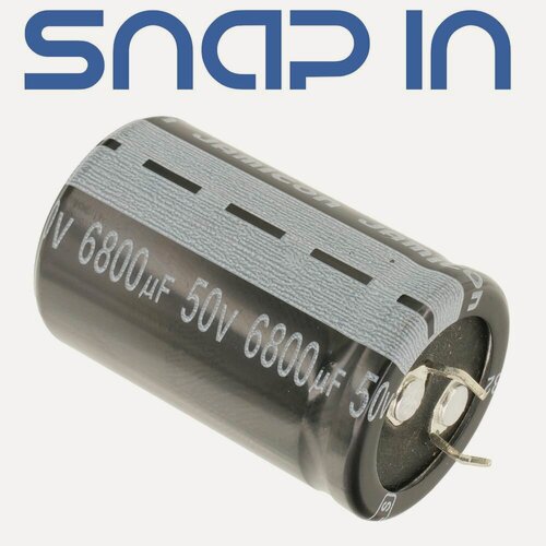Изображение товара 6800мкФ 50В / 25x40мм / Конденсатор электролитический (5шт)
