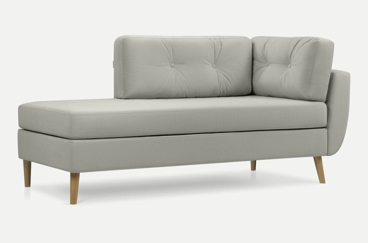 Кушетка Divan.ru Норфолк Velvet Silver, велюр искусственный, цвет серый