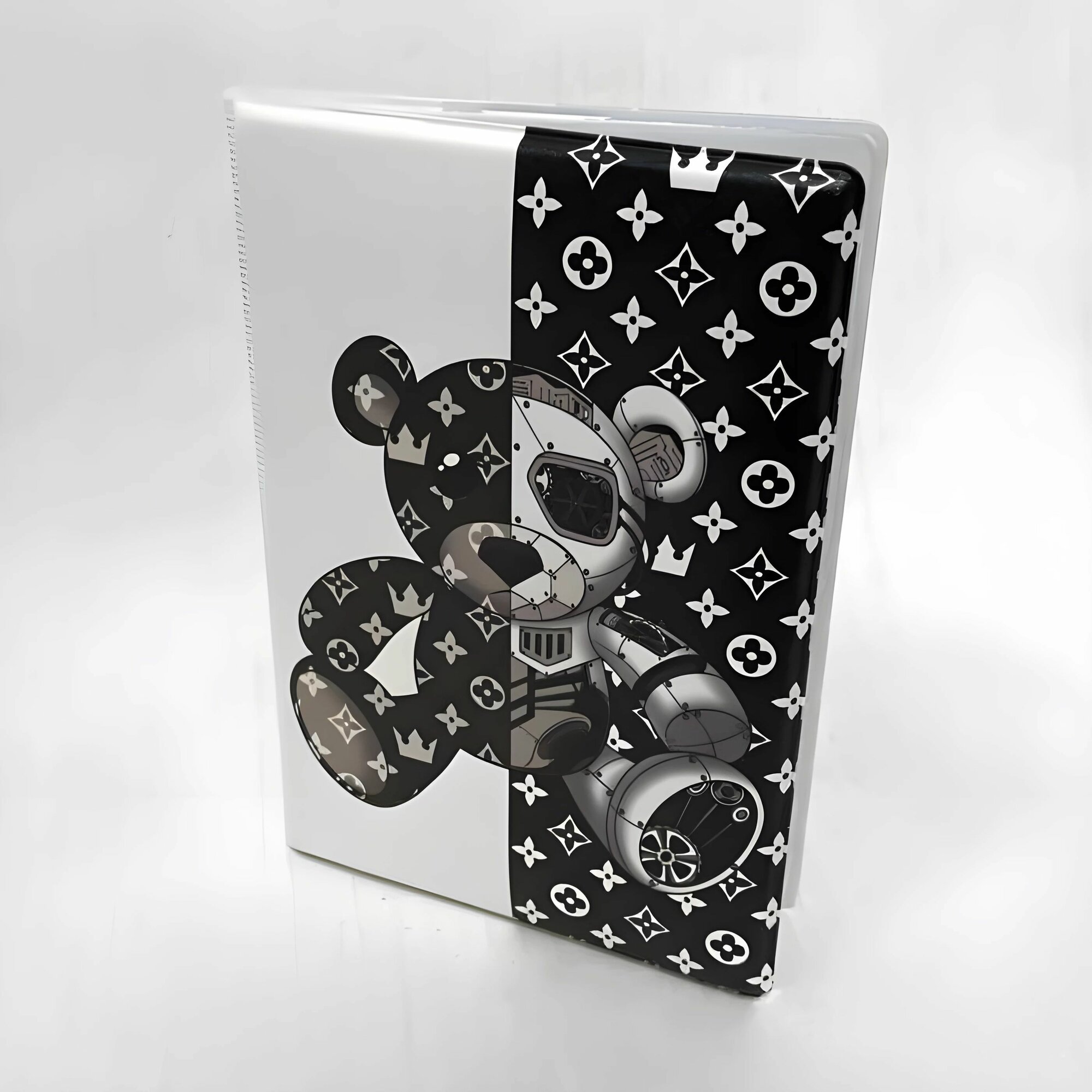 Обложка для паспорта Milarky, черный, белый — фото 1