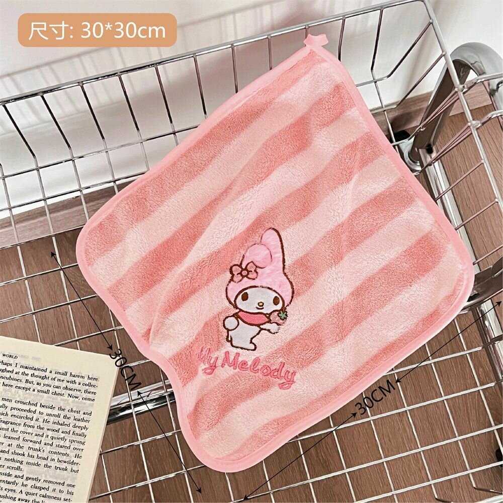 Sanrio Квадратное полотенце детское полотенце для детского лица, чтобы вымыть воду, быстро высушить для мужчин и женщин