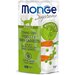 Влажный корм Monge Supreme Adult cat для кошек с зелёным горошком и мини-морковью, 80 гр.