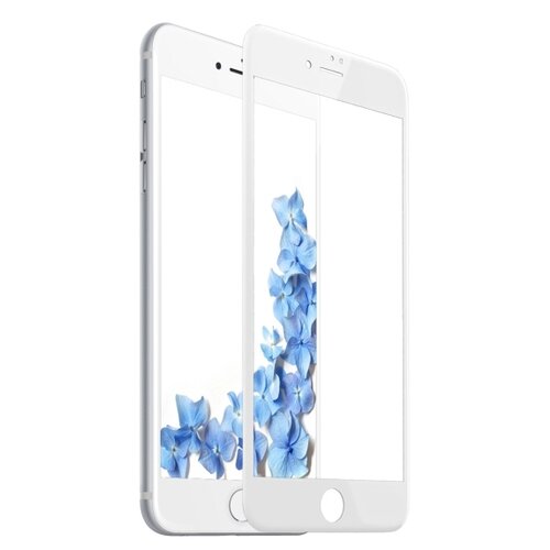 стекло защитное на экран rock high flexibility tempered glass sp для iphone 6 6s розовое Защитное стекло Baseus PET Soft 3D Tempered Glass Film для Apple iPhone 8 для Apple iPhone 7/iPhone 8, Apple iPhone 8, Apple iPhone 7, 1 шт., белый