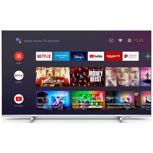 Телевизор Philips 50PUS795660 HDR LED 2021 серебристый 5999000₽
