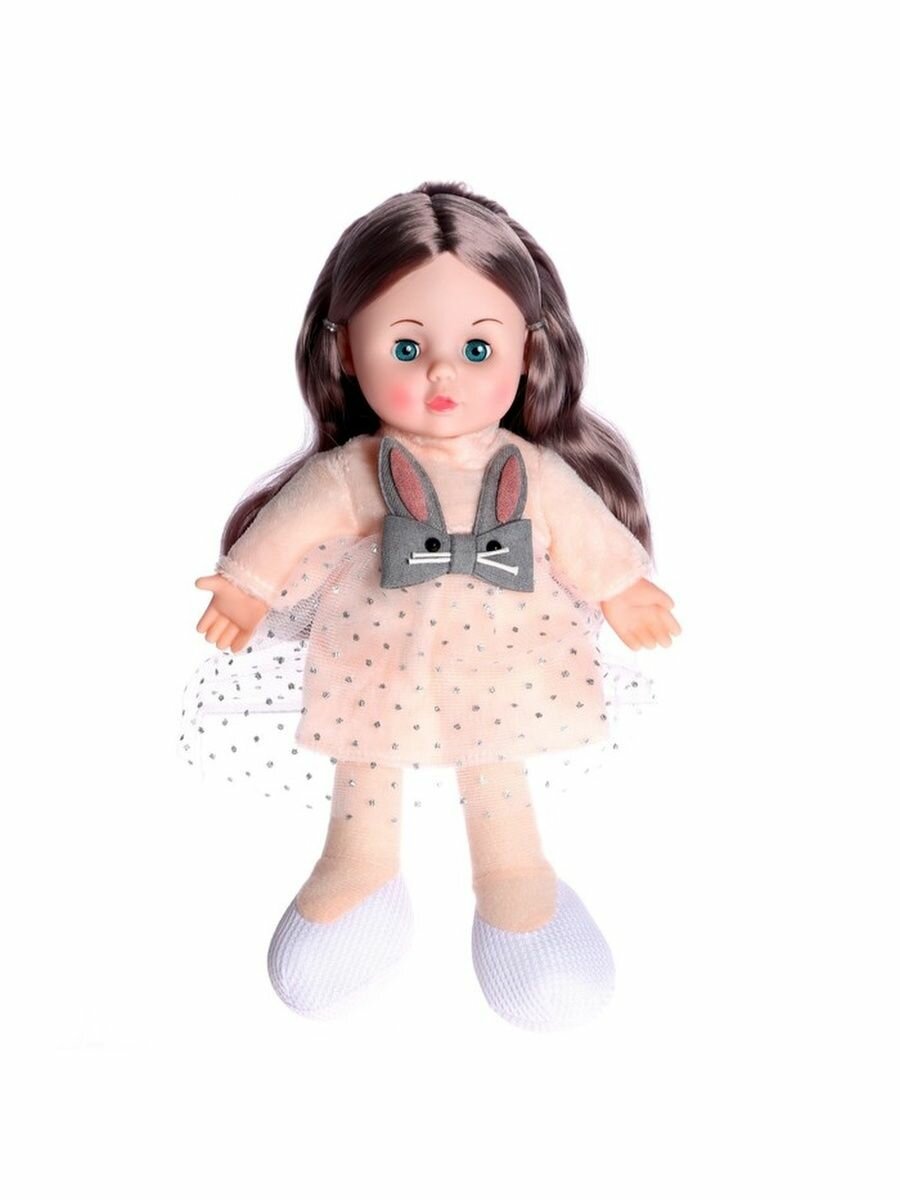 Кукла мягконабивная Милашка 32 см, со звуком, в платье