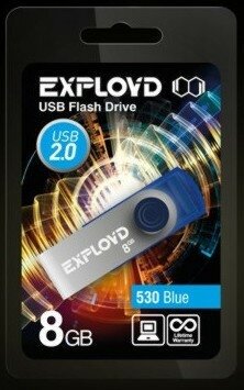 USB флэш-накопитель (EXPLOYD 8GB 530 синий)