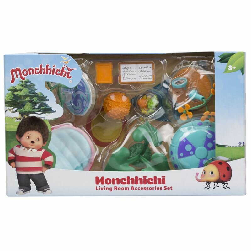 Игровой набор Silverlit Monchhichi Гостиная комната с зеленым ковром 81527