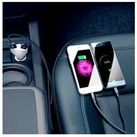 Автомобильная зарядка Baseus Small Rocket QC3.0 Dual-USB Car Charger CCALL-RK01/RK02 белый