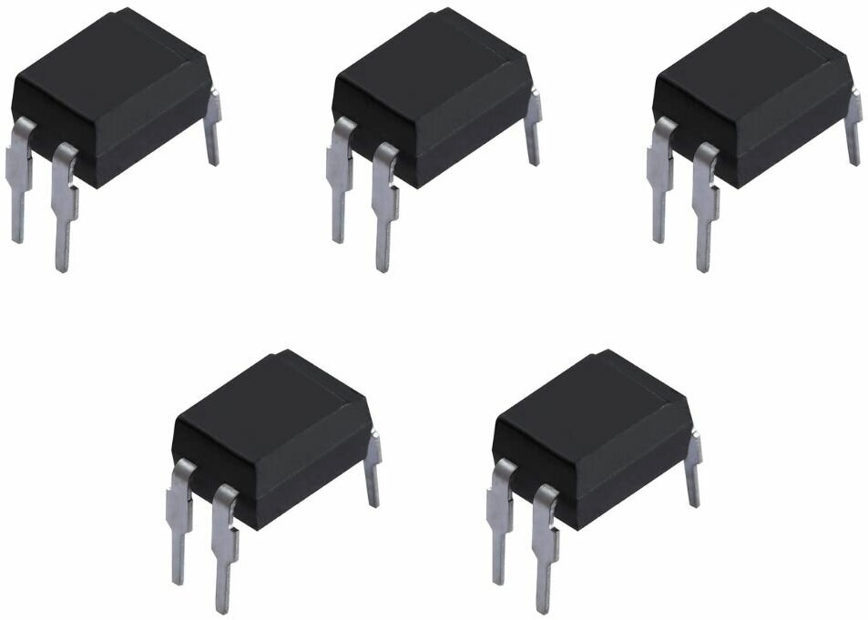 Оптрон (оптопара) транзистор PC817B (PC817-B), в корпусе DIP4 80В 50мА, в комплекте 5 штук (Ф)