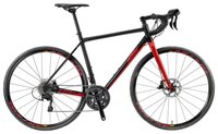 Шоссейный велосипед KTM Strada 2000 (2018) black/darkred 23" (190-200) (требует финальной сборки)