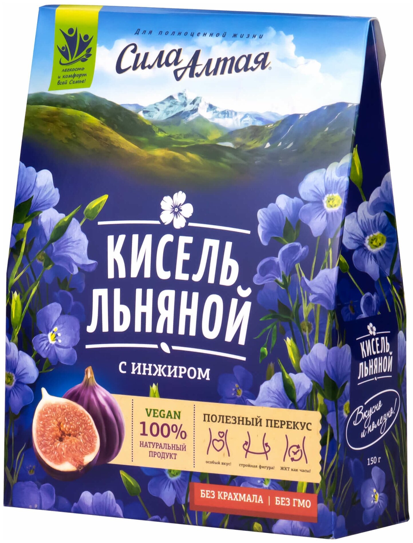 Кисель льняной с инжиром 150 гр.